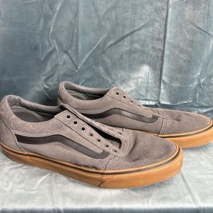 Men’s Ward Vans Grey Suede Gum Sole Sneakers